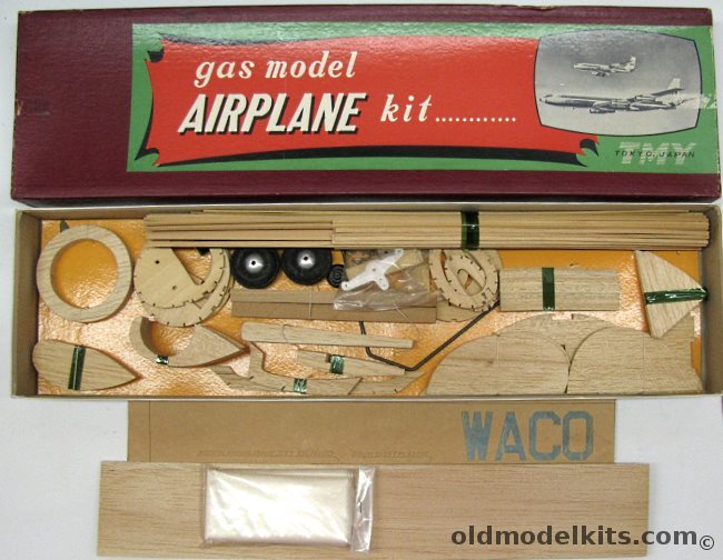 TMY WACO Biplane 29.5 Inch Gas Model Airplane plastic model kit